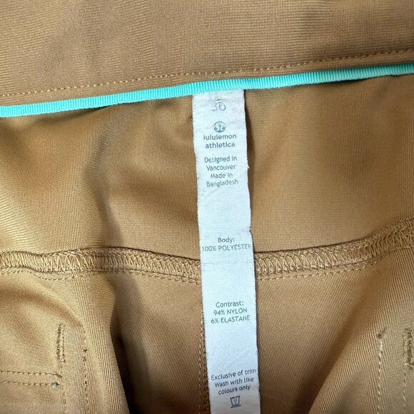 Lululemon Pants Mens 36x29 ABC Warpstreme Athletic Tech Carmel - Picture 6 of 6